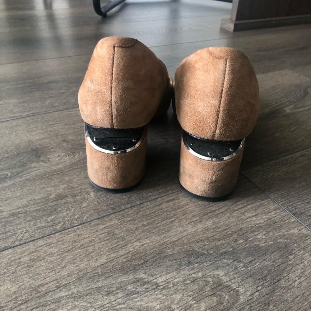 Camel suede Alexander Wang pumps size 8